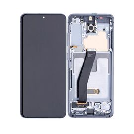LCD displej (ekran) - Samsung G980F Galaxy S20 + touchscreen WITH FRAME crni OLED.