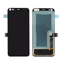 LCD displej (ekran) - Google Pixel 4+touch screen crni OEM.