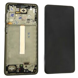 LCD displej (ekran) - Samsung A336/Galaxy A33 5G + touchscreen + frame black (crni) A+ OLED.