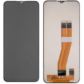 LCD displej (ekran) - Samsung A025 Galaxy A02s+ touchscreen (without frame) black (crni) Service Pack ORG/GH81-20118A.