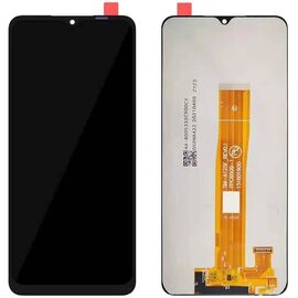 LCD displej (ekran) - Samsung A125/Galaxy A12 EU + touchscreen (without frame) black (crni) Service Pack ORG/GH96-14116A.