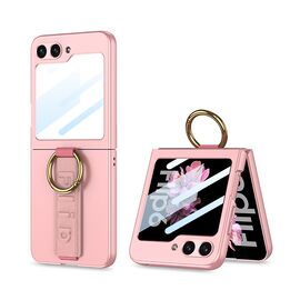 Futrola STRAP RING CASE - Samsung F741B Galaxy Z Flip 6 5G roze (GKK case) (MS).