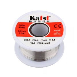 Kalaj zica Kaisi 0.4mm/Sn60%/Pb40%/Flux (fluks) 1.2%.