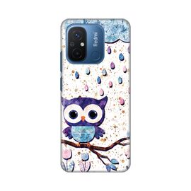 Silikonska futrola PRINT Skin - Xiaomi Redmi 12C Owl.