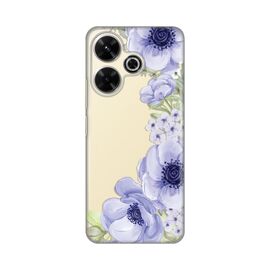 Silikonska futrola PRINT Skin - Xiaomi Redmi 13 Blue Roses.