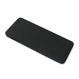 LCD displej (ekran) - Samsung A226 Galaxy A22 5G + Touch screen + frame APLONG Original Material black (crni) (MS).
