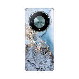 Silikonska futrola PRINT - Huawei Honor Magic 6 lite Blue Gold Marble.