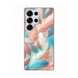 Silikonska futrola PRINT - Samsung S938 Galaxy S25 Ultra Pastel Feathers.