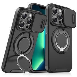 Futrola CamShield Ring stand - iPhone 13 Pro Max 6.7 crna.