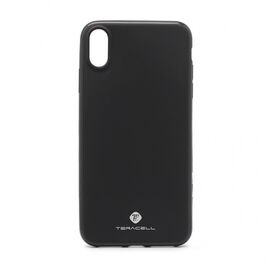 Silikonska futrola Teracell Giulietta - iPhone XR crna.