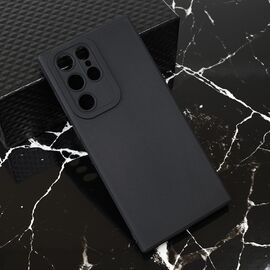 Silikonska futrola Teracell Giulietta - Samsung Galaxy S22 Ultra 5G mat crna.
