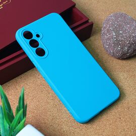 Silikonska futrola Teracell Giulietta - Samsung A546B Galaxy A54 5G mat svetlo plava.
