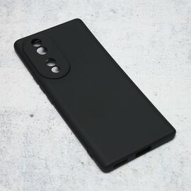 Silikonska futrola Teracell Giulietta - Huawei Honor 70 mat crna.