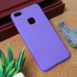 Silikonska futrola Teracell Giulietta - Huawei P10 Lite mat ljubicasta.