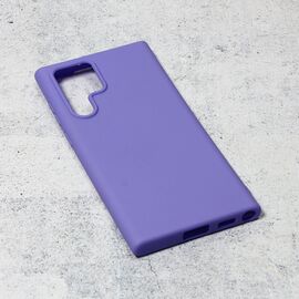 Silikonska futrola Teracell Giulietta - Samsung Galaxy S22 Ultra 5G mat ljubicasta.