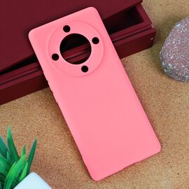 Silikonska futrola Teracell Giulietta - Huawei Honor Magic 5 Lite mat roze.
