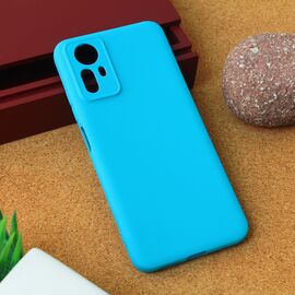 Silikonska futrola Teracell Giulietta - Xiaomi Redmi Note 12S (EU) mat svetlo plava.