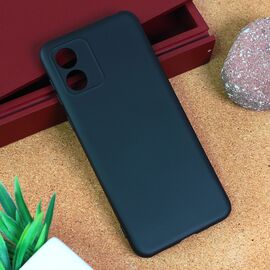 Silikonska futrola Teracell Giulietta - Motorola Moto E13 mat crna.