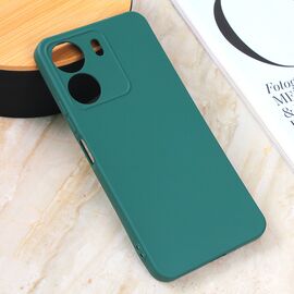 Silikonska futrola Teracell Giulietta - Xiaomi Redmi 13C mat zelena.