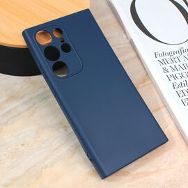 Silikonska futrola Teracell Giulietta - Samsung S928B Galaxy S24 Ultra mat tamno plava.