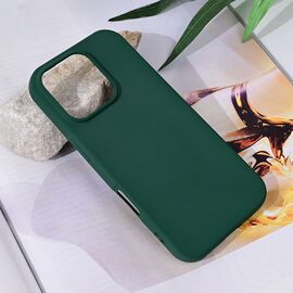 Futrola Teracell Soft Velvet - iPhone 16 Pro tamno zelena.