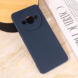 Silikonska futrola Teracell Giulietta - Xiaomi Redmi A3 mat tamno plava.