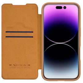 Futrola Nillkin Qin Prop - iPhone 16 6.1 braon.