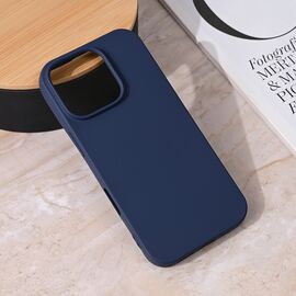 Silikonska futrola Teracell Giulietta - iPhone 16 Pro mat tamno plava.
