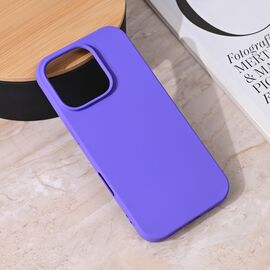 Silikonska futrola Teracell Giulietta - iPhone 16 Pro mat ljubicasta.