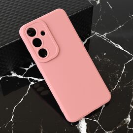 Silikonska futrola Teracell Giulietta - Samsung S931 Galaxy S25 mat tamno roze.
