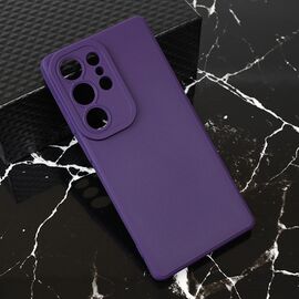 Silikonska futrola Teracell Giulietta - Samsung S938 Galaxy S25 Ultra mat tamno ljubicasta.