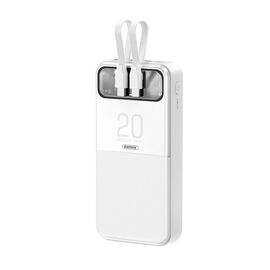 Univerzalna Back Up Baterija prenosiva baterija REMAX Stervui series RPP-620 PD 20W + QC 22.5W Fast Charging 20000mAh bela.