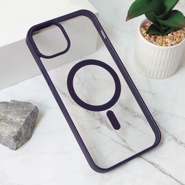 Futrola Magsafe Frame Color - iPhone 15 Plus ljubicasta.