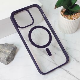 Futrola Magsafe Frame Color - iPhone 15 Pro Max 6.7 ljubicasta.