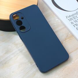 Silikonska futrola Teracell Giulietta - Samsung A556 Galaxy A55 5G mat tamno plava.