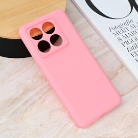 Silikonska futrola Teracell Giulietta - Xiaomi 14T Pro mat roze.