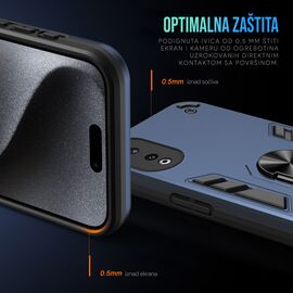 Futrola Hard Ring - Huawei Honor X7b tamno zelena.