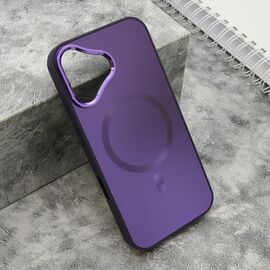 Futrola COLOR METAL MagSafe - iPhone 16 (6.1) ljubicasta (MS).