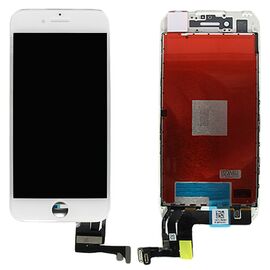 LCD displej (ekran) - Iphone 7 + Touch screen white (beli) high copy (MS).