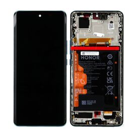 LCD displej (ekran) - Huawei Honor 50 + touchscreen + baterija + frame Frost Crystal Service Pack ORG/02354GLX.