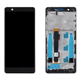 LCD displej (ekran) - Nokia 5.1 + touchscreen + frame black (crni) Service Pack ORG/20CO20W0001.