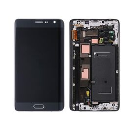 LCD displej (ekran) - Samsung N915FY Galaxy Note Edge+touch screen+frame crni Service Pack ORG.