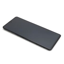 LCD displej (ekran) - Samsung A415F Galaxy A41 + Touch screen + frame black (crni) Full ORG EU (GH82-22860A/23019A) (MS).