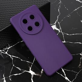 Silikonska futrola Teracell Giulietta - Huawei Honor Magic 7 lite mat tamno ljubicasta.