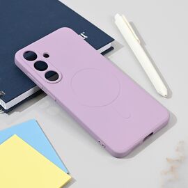 Silikonska futrola Teracell Giulietta Magsafe - Samsung S936 Galaxy S25 Plus ljubicasta.