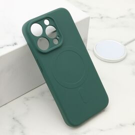 Futrola VELVET TOUCH MagSafe - iPhone 14 Pro (6.1) tamno zelena (MS).