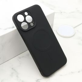 Futrola VELVET TOUCH MagSafe - iPhone 15 Pro Max (6.7) crna (MS).
