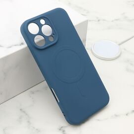 Futrola VELVET TOUCH MagSafe - iPhone 16 Pro Max (6.9) plava (MS).