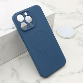 Futrola VELVET TOUCH MagSafe - iPhone 15 Pro Max (6.7) plava (MS).