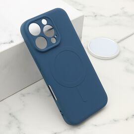 Futrola VELVET TOUCH MagSafe - iPhone 16 Pro (6.3) plava (MS).
